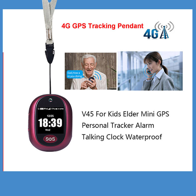 4G 1.3-inch Touch Screen Version GPS Pendant Locator Tracking Device for Kids Sos Smart Watch GPS Tracker