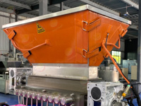 Machine de dépose semi-automatique de bureau pour usine, équipement de dépose de mini-gommes, bonbons, macarons, biscuits et gâteaux avec bande transporteuse