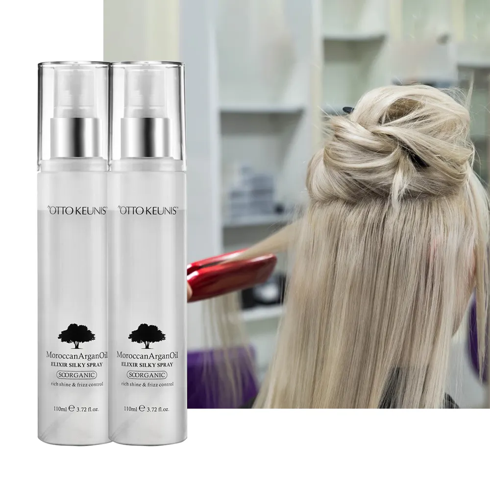 Spray per capelli con protezione termica per capelli con etichetta privata