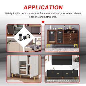 Letto in Ottone Dorato di Stile Lussuoso con Gambe del Tavolo in Metallo Dorato, Produzione Cinese - Product Image 2