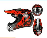 Casque de moto intégral certifié 3C QFH UHKJ010 avec image imprimée par transfert thermique, unisexe, adultes, quatre saisons, sport, cyclisme