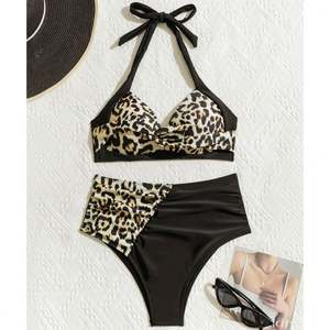 Nuevo Conjunto de Bikinis de Lujo de Marca de Diseñador Personalizado para Mujer Madura, Trajes de Baño con Tirantes Finos y Cuello en V, Venta al por Mayor OEM 2023 - Product Image 1