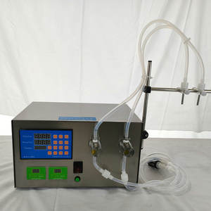 เครื่องบรรจุของเหลวด้วยปั๊มแม่เหล็กแบบหัวคู่ 220V กึ่งอัตโนมัติ ความแม่นยำสูง สำหรับขวดโยเกิร์ตและของเหลว - Product Image 2