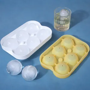 Băng Hộp túi mát Băng hộp mát túi tròn mát Túi Ice Cube khay Bộ 4