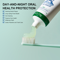 UUKKG Fabricant de dentifrice à l'aloe vera personnalisé, blanchissant, à la menthe, à base de plantes, anti-caries, pour usage domestique