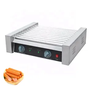 Venda quente Máquina elétrica antiaderente para fazer cachorro-quente, máquina para cozinhar pão, assar, cachorro-quente