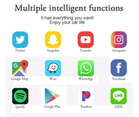 Autoradio Android universel double DIN avec carte SIM, 4 Go, 8 cœurs, système audio de voiture, GPS, DSP, écran tactile 10 pouces, multimédia automobile
