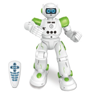 Nouveauté <span class=keywords><strong>ROLIN</strong></span> R11 Robot intelligent à commande à distance, fonctionnant sur piles, ABS, éducatif, détection gestuelle, jouet DIY pour enfants - Product Image 1