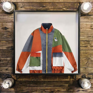 <b>Men's</b> Casual Lightweight Sports Windbreaker Coat Custom Logo <b>Long</b> Sleeve Waterproof <b>Jacket</b> Wholesale Hip Hop Style for Winter - Product Image 3