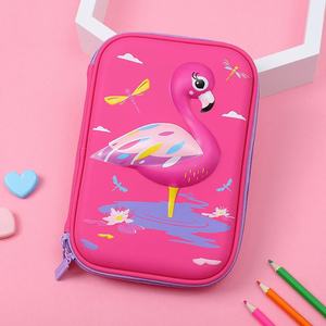 กระเป๋าใส่ดินสอ EVA สีชมพูน่ารัก กันน้ำ พร้อมซิป ขายดีที่สุด กล่องใส่ปากกา 3 มิติ สำหรับเด็กและวัยรุ่น - Product Image 3