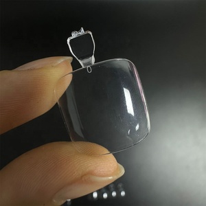 504 pièces/boîte clair faux ongles d'orteil conseils pieds conseils <span class=keywords><strong>manucure</strong></span> Nail Art décoration couverture complète faux ongles d'orteil conseils - Product Image 5