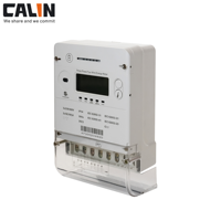 CA368-F02 pengukur energi pintar tiga-fase KWh dengan perangkat lunak mendukung komunikasi mesin otomatis RF/LoRa/LoRaWAN