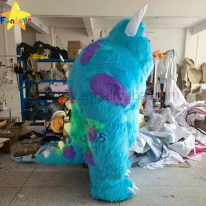 Funtoys CE 2M inflable <span class=keywords><strong>Sully</strong></span> mascota disfraz monstruos Universidad JamesP.Sullivan Mike carnaval Halloween Navidad para adultos - Product Image 6