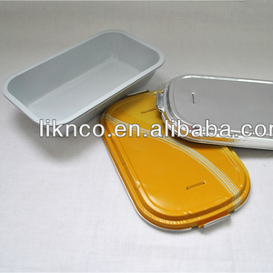 Casserole en feuille d'aluminium de qualité alimentaire en gros Emballage alimentaire Conteneur allant au four Prix d'usine - Product Image 2