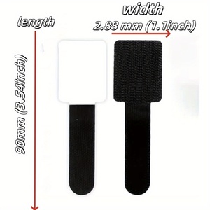 70 पीसी रेशेबल चिपकने वाला वेक्रोस केबल संबंधों हुक और लूप फास्टनर हुक और लूप टेप जादू चिपकने वाला पट्टा - Product Image 3