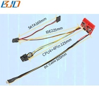 Módulo de Fuente de Alimentación PICO PSU de 160W, Salida de 24 Pines ATX, Conector de Entrada de CC de 5.5*2.5MM y 12V para Caja de Ordenador Mini ITX