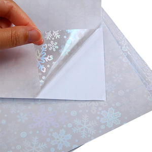 Rollo de Vinilo Holográfico Autoadhesivo Impermeable para Impresión de Gráficos de Copos de Nieve, Material Imprimible en Blanco para Impresoras de Inyección de Tinta - Product Image 6