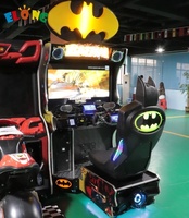 Machine de jeu de simulation vidéo de course de voiture à pièces de monnaie