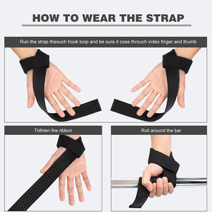 Tali Angkat Beban MKAS untuk Latihan Kekuatan, Body Building, Deadlift, Powerlifting, dan Angkat Berat untuk Pria dan Wanita - Product Image 3