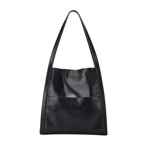 Sac fourre-tout polyvalent pour femme, grande capacité, nouveau cuir de vache tanné végétal, doublure en cuir véritable, fermeture éclair imperméable, sac à bandoulière - Product Image 2