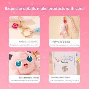Pokémon Mini colgante de peluche <span class=keywords><strong>Gengar</strong></span> Pikachu <span class=keywords><strong>mochila</strong></span> llavero encanto juguetes de animales rellenos - Product Image 4