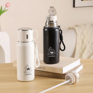 Gourde isotherme portable en acier inoxydable 316, design élégant, grande capacité, pour étudiants (hommes et femmes) - Product Image 2