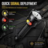 Lampe torche OSRAM 3W tricolore rechargeable à aimant, en alliage d'aluminium, nouvelle lampe de signalisation d'urgence tactique
