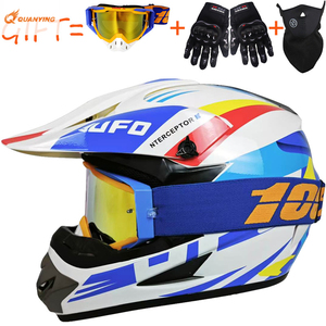 Casque intégral/flip-off ZXC pour tout-terrain, <span class=keywords><strong>masque</strong></span> facial 100% intégré, matériau ABS, doublure en polyester pour VTT et descente - Product Image 6