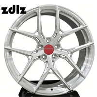Jantes forgées personnalisées 17 18 19 20 21 22 pouces 5x112 5x120 5x114.3 5x108, finition argent brossé, pour BMW M2 M3 M4, pour Audi RS5