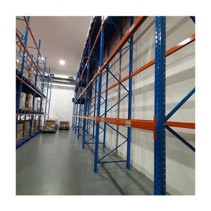 Équipement sélectif en acier réglable d'entrepôt de support de palette avec des étagères de structure de boulon - Product Image 1