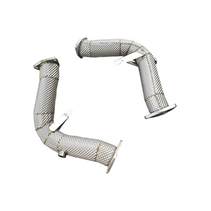 AKS downpipe แข่งสำหรับ Audi S4 S5 A6 A7 A8 B8 Q5 SQ5 3.0 TFSI downpipe 2007 + - Product Image 1