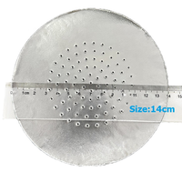 Feuilles de papier d'aluminium pour chicha LYFOIL, 140 mm, argentées, pré-coupées, forme ronde, pour utilisation avec chicha.