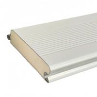 Porte à enroulement électrique moderne en alliage d'aluminium de haute qualité, durable, avec couleur personnalisée, garantie 1 an, installation par vis