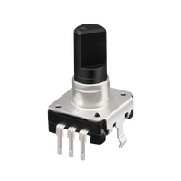 Encodeur rotatif EC12, arbre de 12 mm/6 mm, 24 impulsions, certifié ISO, montage vertical/horizontal pour réglage du volume