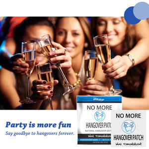 Ressaca Lua Sul Adesivos Depois de Beber Ressaca Cuidados De Saúde Sober Proteja O Fígado Acuponto Adesivos De Ácido Fólico - Product Image 3