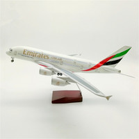 Modèle d'avion décoratif Airbus A380 EXPO 2020 DUBAI EAU à l'échelle 1:160 (46 cm) avec impression de logo personnalisé, en vente