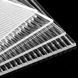 Feuille acrylique texturée à rayures personnalisée, feuille acrylique texturée linéaire transparente à rayures nervurées, panneau de feuille acrylique ondulée - Product Image 6