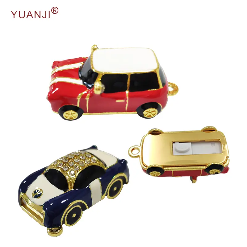 Sáng tạo mini xe hình 2GB 4GB 8GB 16GB 32GB USB Flash Drive