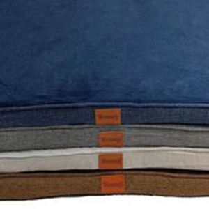 Tapis et coussinets pour animaux de compagnie en éponge cristalline super douce de 5 cm, design moderne uni, imperméable, antidérapant, bleu foncé, 80x120 cm, qualité supérieure - Product Image 4