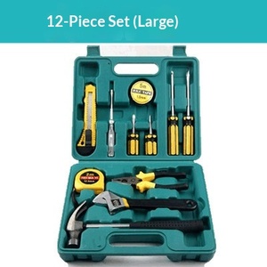 Boîte <span class=keywords><strong>à</strong></span> outils pour <span class=keywords><strong>voiture</strong></span>, 12 pièces, en acier allié, ensemble d'outils multifonctionnels pour l'entretien et les situations d'urgence des véhicules, double usage pour la <span class=keywords><strong>voiture</strong></span> et la maison, en boîte - Product Image 4