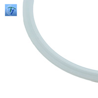 Großhandel Sanitär-Tri-Clamp-Dichtung Maßgefertigte Größe OEM-Fabrik Lebensmittelechter Silikon-PTFE-Rohrverschluss Dichtungsring