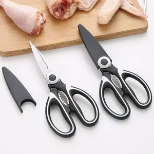 Stainless Steel Kitchen Scissors Bird Cutting Vegetable Meat Chicken Bone Fish Beer Opener Professional Multipurpose Scissors