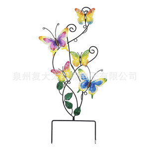 Lampe solaire LED en forme de papillon pour extérieur, décoration de jardin, résistante à l'eau, autoportante, garantie de 2 ans - Product Image 1