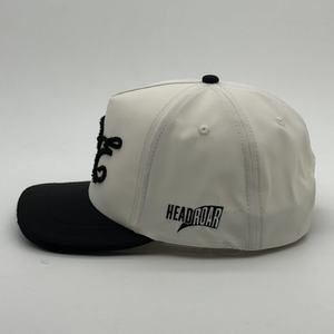 Gorra de Béisbol Unisex con Bordado Chenille en Contraste de Color, Estilo Hip Hop Vintage Deportivo, 100% Poliéster, Visera Plana - Product Image 3
