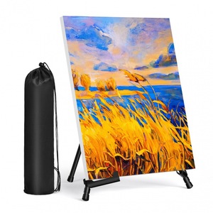 Art sketching <b>easel</b> student folding metal triangle display <b>stand</b> portable art student studio painting supplies - Product Image 4