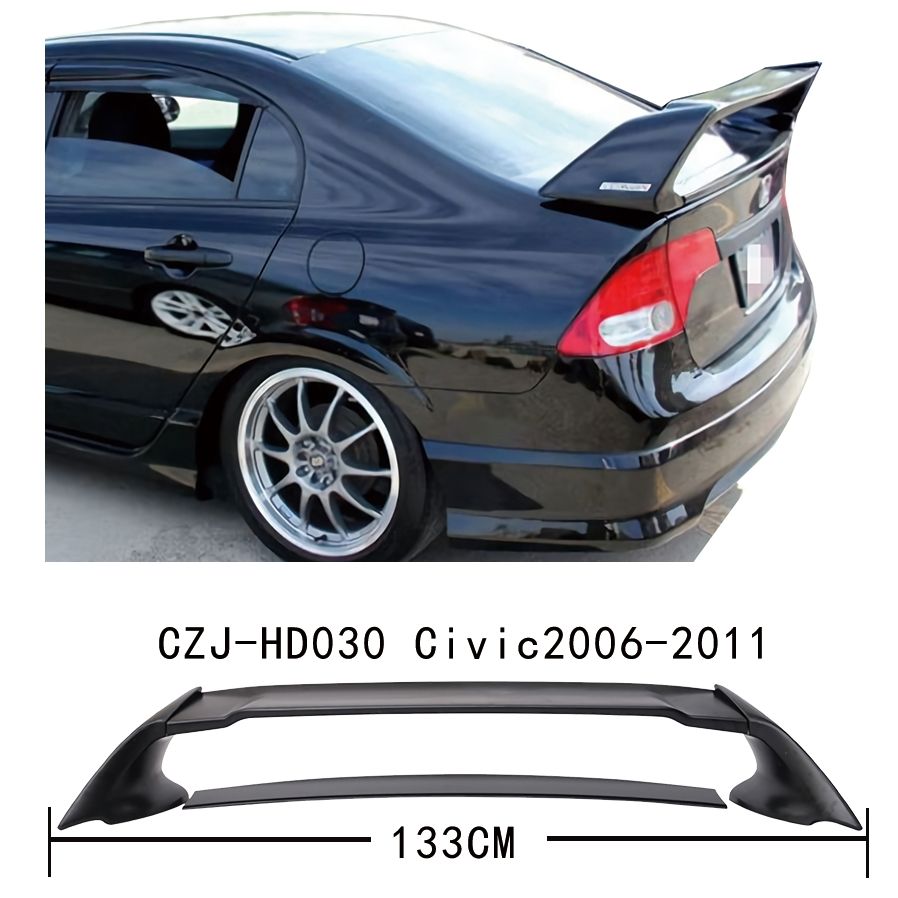 CZJ for HONDA CIVIC 2006-2011 Car REAR ABS SPOILER