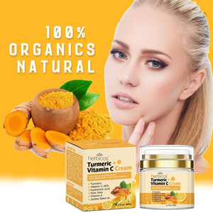 Per Erbicos curcuma vitamina C crema per il viso illuminante idratante idratante nutriente cura della pelle lenitiva - Product Image 2