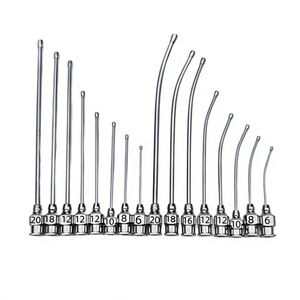 Aiguille de Gavage Orale pour Rongeurs en Acier Inoxydable Certifiée GMP Cidabio, Droite, Courbe, à Embout Sphérique, pour Souris, Rats, Alimentation des Animaux de Laboratoire - Product Image 4