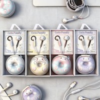 Headset In-Ear Berkabel Tipe-C Kiki-479 dengan Kabel 1.2m Kemasan Kotak Desain Kartun