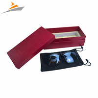 Paquet de lunettes de soleil de luxe écologique personnalisé et durable de haute qualité boîte de lunettes de soleil emballage de lunettes